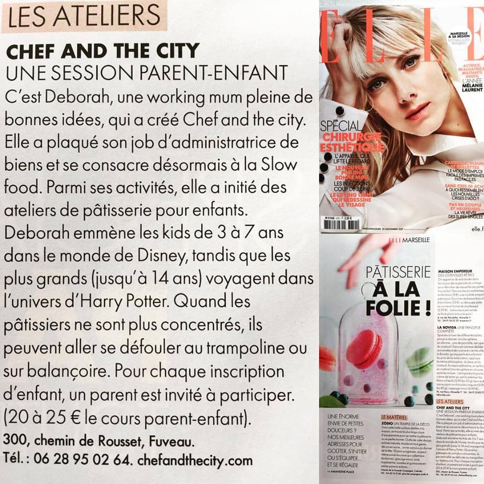 Article dans Elle Magazine