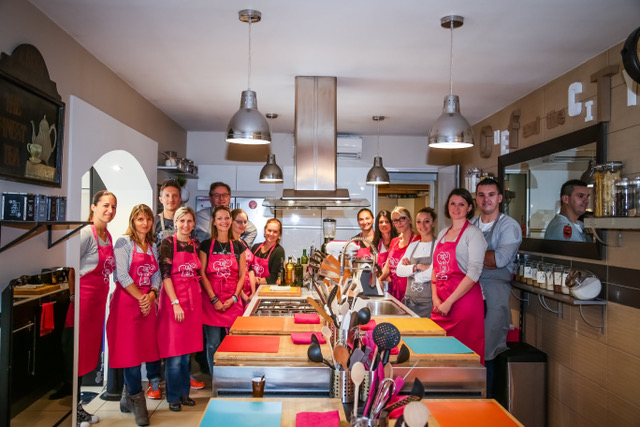 Shooting de l'atelier avec Coline Faulquier, Top Chef 2016