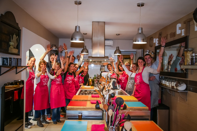 Shooting de l'atelier avec Coline Faulquier, Top Chef 2016