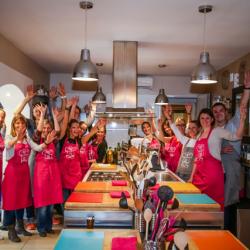 Shooting de l'atelier avec Coline Faulquier, Top Chef 2016