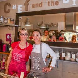 Shooting de l'atelier avec Coline Faulquier, Top Chef 2016