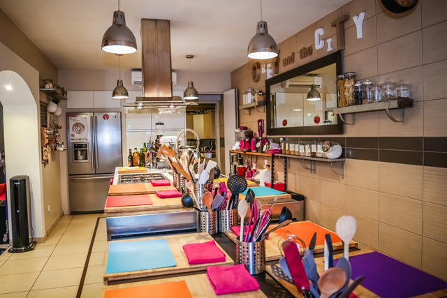 Shooting de l'atelier avec Coline Faulquier, Top Chef 2016