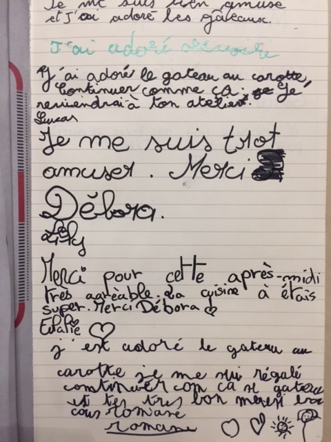 Photos souvenirs des ateliers...