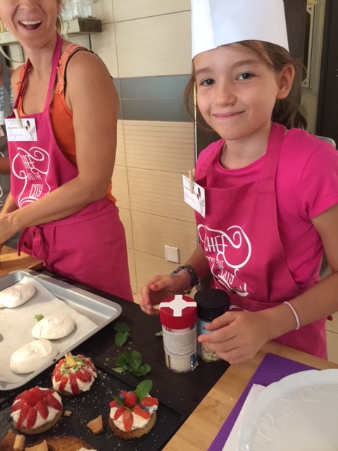 Cours Enfants, Roulé Lemon Curd, Pavlova et sablé breton
