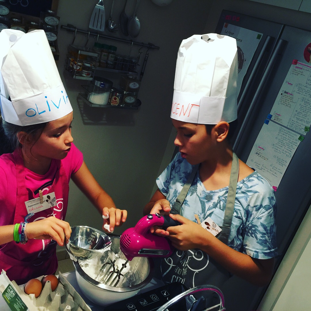 Cours Enfants, Roulé Lemon Curd, Pavlova et sablé breton