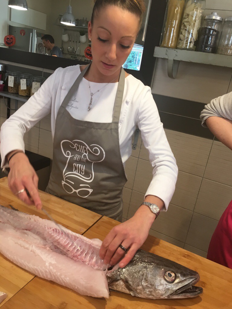 Shooting de l'atelier avec Coline Faulquier, Top Chef 2016