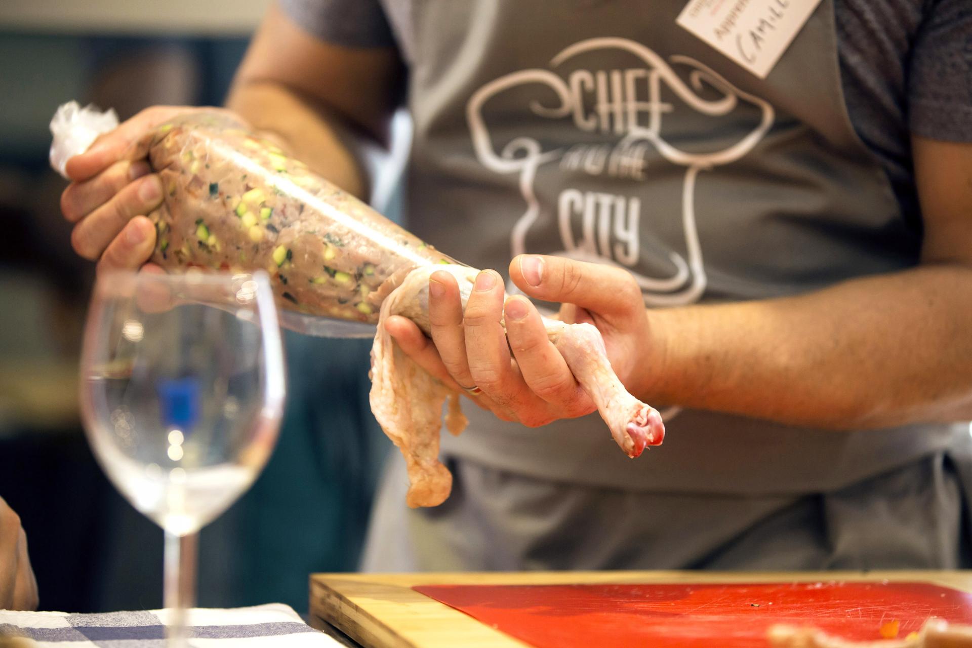 Shooting de l'atelier du 03/07/17 - Chef Christophe Carlotti - Volaille Objectif Zéro Déchet