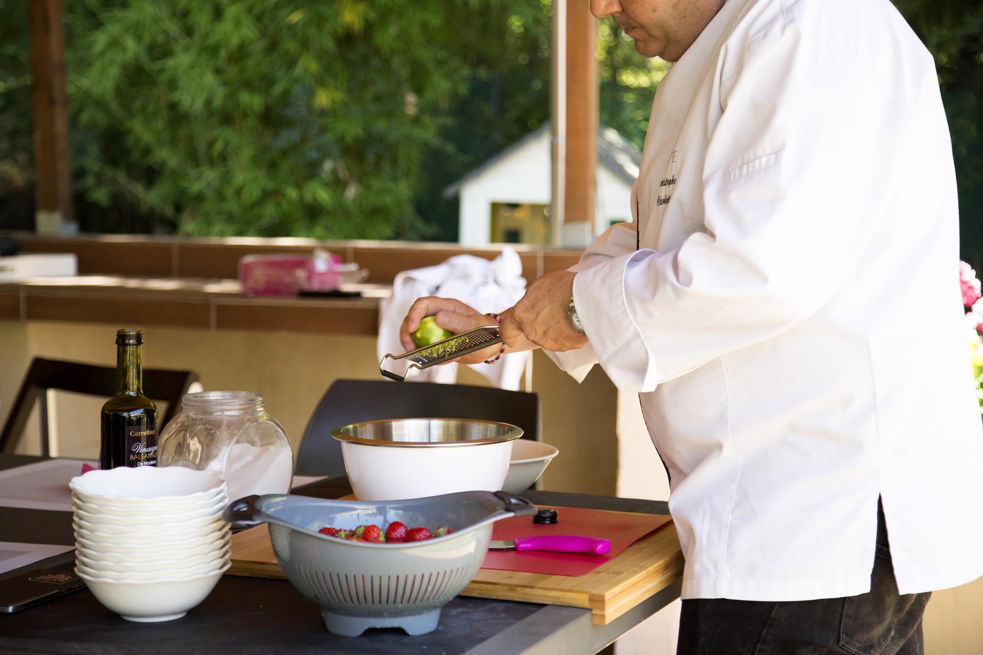 Shooting de l'atelier du 03/07/17 - Chef Christophe Carlotti - Volaille Objectif Zéro Déchet